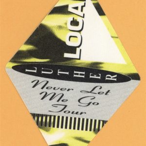 Luther Vandross 1993 Never Let Me Go Concert Tour LOCAL Backstage Pass