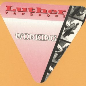 Luther Vandross 1994 Songs Concert Tour WORKING Backstage Pass