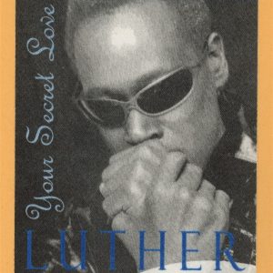 Luther Vandross 1996 Your Secret Love Concert Tour ALL ACCESS Backstage Pass