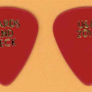 ZZ Top Billy Gibbons & Jeff Beck Vintage Guitar Pick - 2014 Beards And Beck Tour