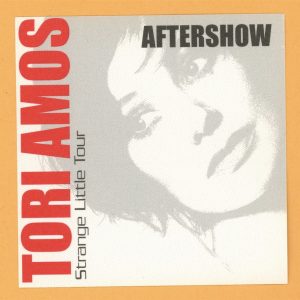 Tori Amos 2001 Strange Little Girls Concert Tour Aftershow Backstage Pass