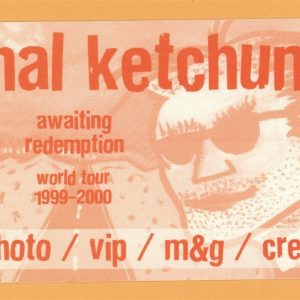 Hal Ketchum 1999 Awaiting Redemptio Concert Tour Backstage Pass