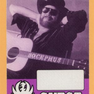 Hank Williams Jr. 2000 Stormy Concert Tour GUEST Backstage Pass