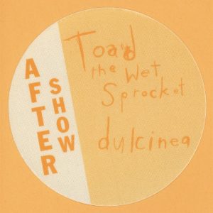 Toad The Wet Sprocket 1994 Dulcinea Concert Tour AFTER SHOW Backstage Pass