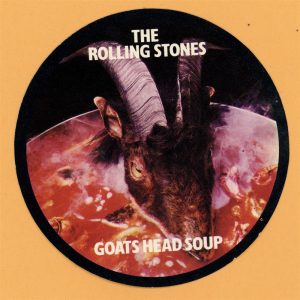 Rolling Stones 1973 Goats Head Soup Concert Tour PROMO STICKER Backstage Pass
