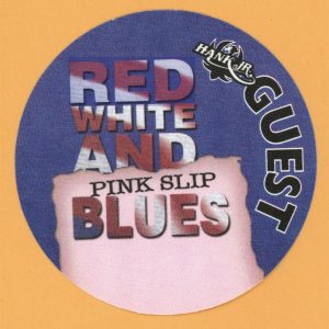 Hank Williams Jr. 2009 Red White & Blues Concert Tour GUEST Backstage Pass