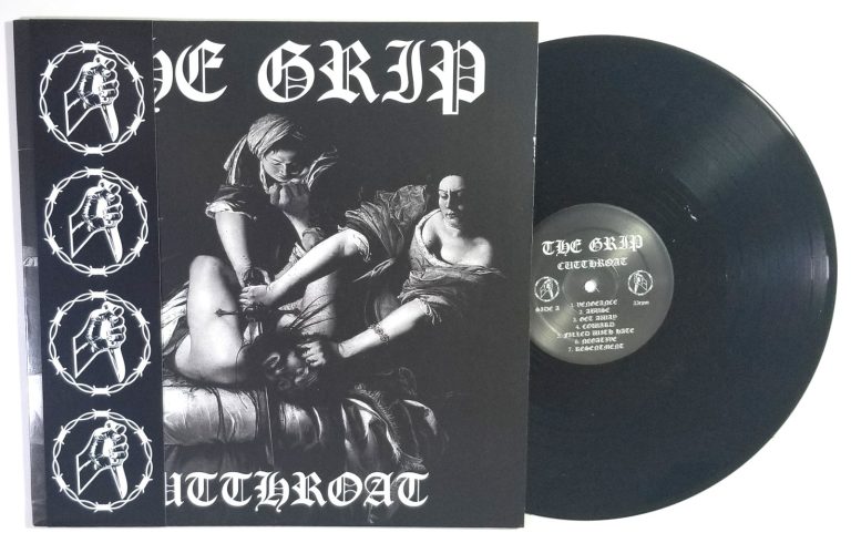 The Grip band 2019 Cutthroat Limited Edition Vinyl Record LP #44/300 Punk Rock