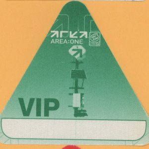 Outkast, Incubus & Moby 2001 Area One Concert Tour VIP Backstage Pass