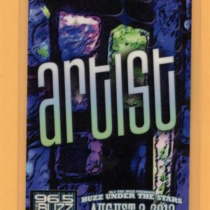 Queens of The Stone Age 2013 Under The Stars Tour Laminated Backstage Pass