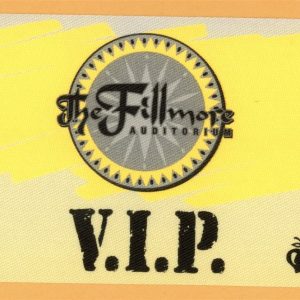 Tom Petty & The Heartbreakers 1997 Fillmore Concert Tour VIP Backstage Pass