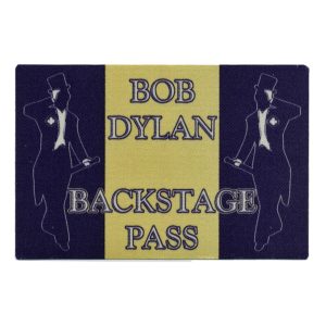 Bob Dylan 1995 Concert Tour Backstage Pass