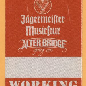 Alter Bridge 2005 One Day Remains Concert Tour WORKING Backstage Pass - Creed