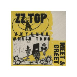 ZZ Top 1994 Antenna Concert Tour Meet & Greet Backstage Pass