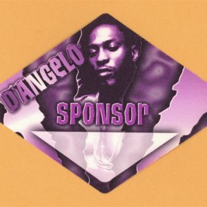 D'Angelo 2000 Voodoo Concert Tour SPONSOR Backstage Pass
