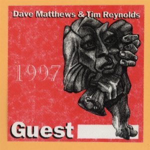 Dave Matthews 1997 Tim Reynolds Concert Tour GUEST Backstage Pass