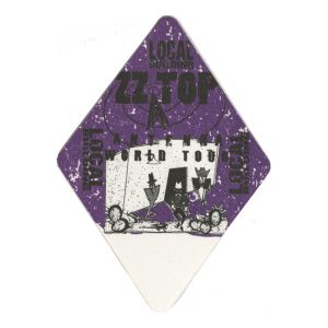 ZZ Top 1994 Antenna Concert Tour Local Backstage Pass