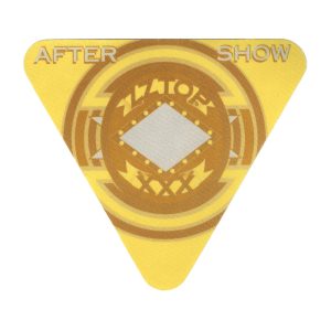 ZZ Top 1999 XXX Concert Tour Aftershow Backstage Pass