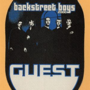 Backstreet Boys 2000 Black & Blue Concert Tour Guest Backstage Pass