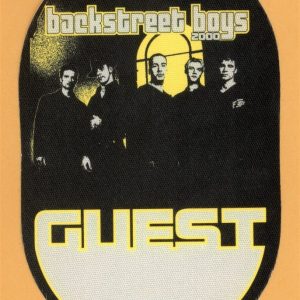 Backstreet Boys 2000 Black & Blue Concert Tour Guest Backstage Pass
