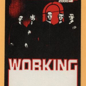 Backstreet Boys 2000 Black & Blue Concert Tour Working Backstage Pass