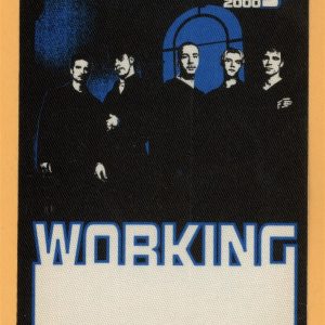 Backstreet Boys 2000 Black & Blue Concert Tour Working Backstage Pass