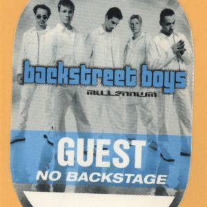 Backstreet Boys 2000 Millennium Concert Tour Guest Backstage Pass