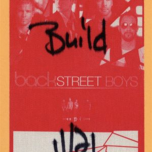 Backstreet Boys 2007 Unbreakable Concert Tour Backstage Pass