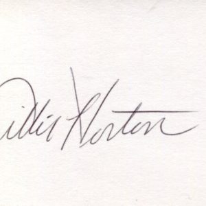 Willie Horton 1968 Detroit Tigers World Series Champ Signed Autograph