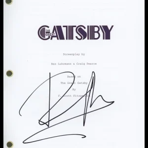 Baz Luhrmann "The Great Gatsby" Director AUTOGRAPH Signed Script Screenplay ACOA