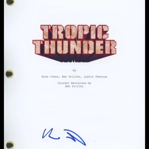 Ben Stiller "Tropic Thunder" AUTOGRAPH Signed Complete Script Screenplay ACOA