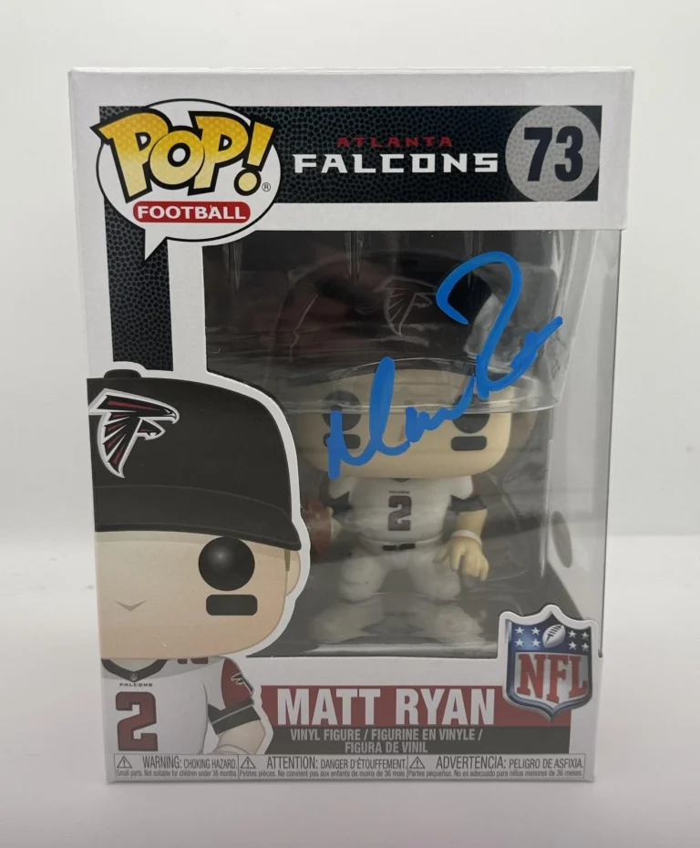 Matt Ryan AUTOGRAPH Signed Atlanta Falcons NFL Football 73 Funko Pop B ACOA