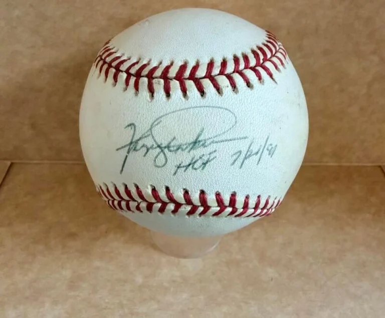 FERGIE JENKINS HOF 7/21/91   SIGNED AUTOGRAPHED N.L. BASEBALL BECKETT AUTH