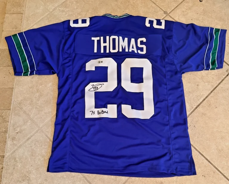 EARL THOMAS III 7X PRO BOWL  SIGNED AUTOGRAPHED JERSEY BECKETT AUTH