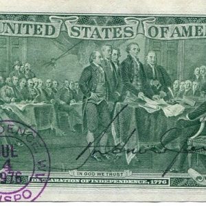 Andrew Young Civil Rights Leader Mayor of Atlanta Signed Autograph $2 Bill