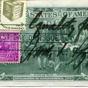 Frank Rizzo Mayor Philadelphia Police Commissioner Signed Autograph $2 Bill Quot