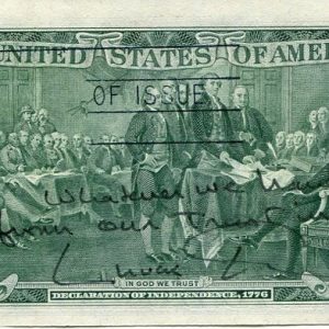 Charles Colson White House Counsel Watergate Nixon Signed Autograph $2 Bill Quot