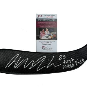 Axel Sandin-Pellikka Signed Inscribed Detroit Red Wings Hockey Stick JSA COA