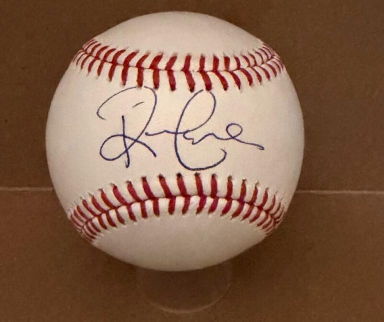 RICK CERONE NEW YORK YANKEES S SIGNED AUTO M.L. BASEBALL BECKETT AUTH