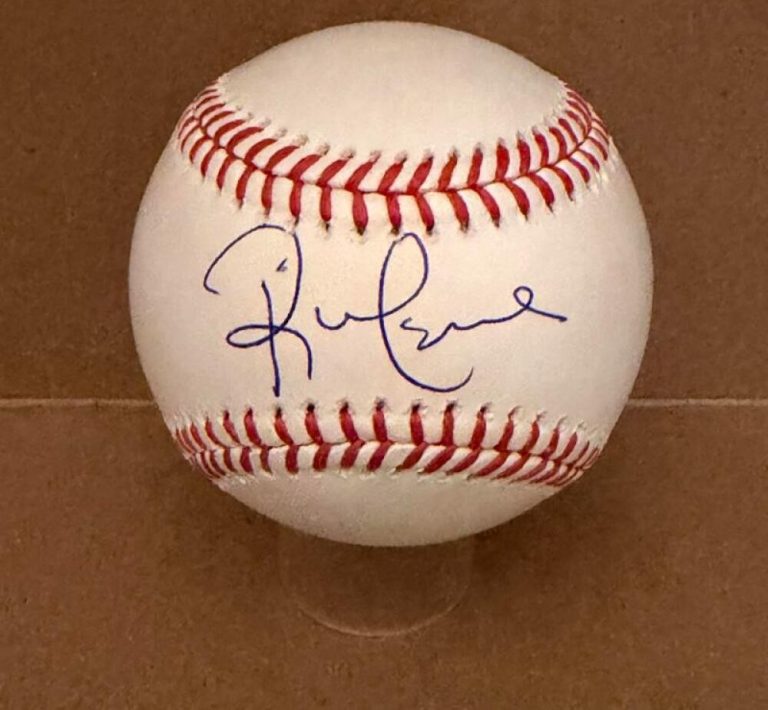 RICK CERONE NEW YORK YANKEES SIGNED AUTO M.L. BASEBALL BECKETT AUTH
