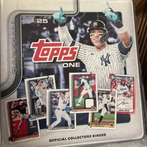 Fanatics Topps Series 1 Binder Three Ring Official Collectors Binder