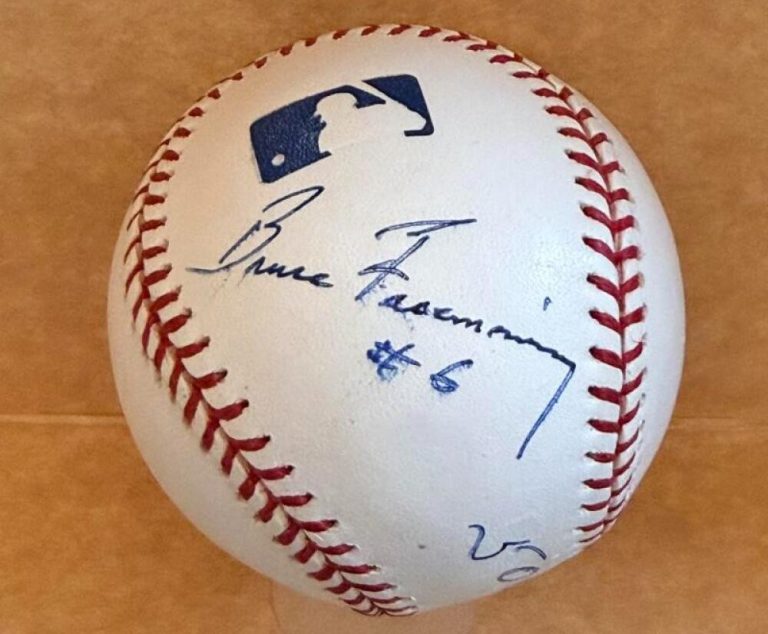 BRUCE FROEMING UMPIRE 5000 8-16-06 SIGNED AUTOGRAPHED M.L. BASEBALL BECKETT AUTH