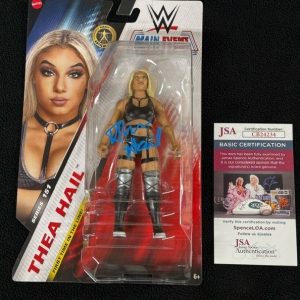 Thea Hail Signed WWE NXT Series 151 Main Event Action Figure JSA COA Chase U