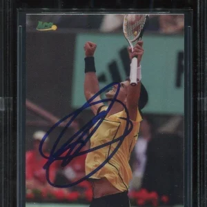 NOVAK DJOKOVIC signed autographed 2007 ACE PROMO ROOKIE CARD RC BECKETT 10 (BAS)