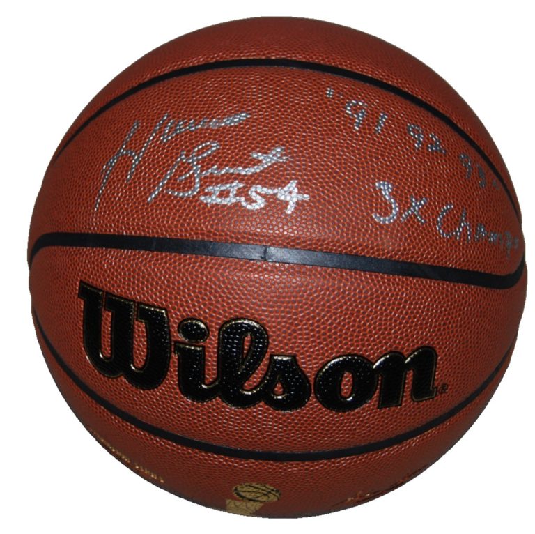 HORACE GRANT signed (CHICAGO BULLS) Trophy Series basketball BECKETT 2W819377