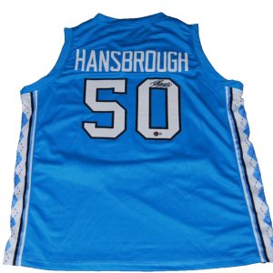 TYLER HANSBROUGH signed (NORTH CAROLINA TAR HEELS) jersey BECKETT BAS BV10281