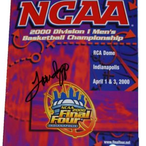 TOM IZZO signed (MICHIGAN STATE) Final Four program 2000 BECKETT BAS BV13377