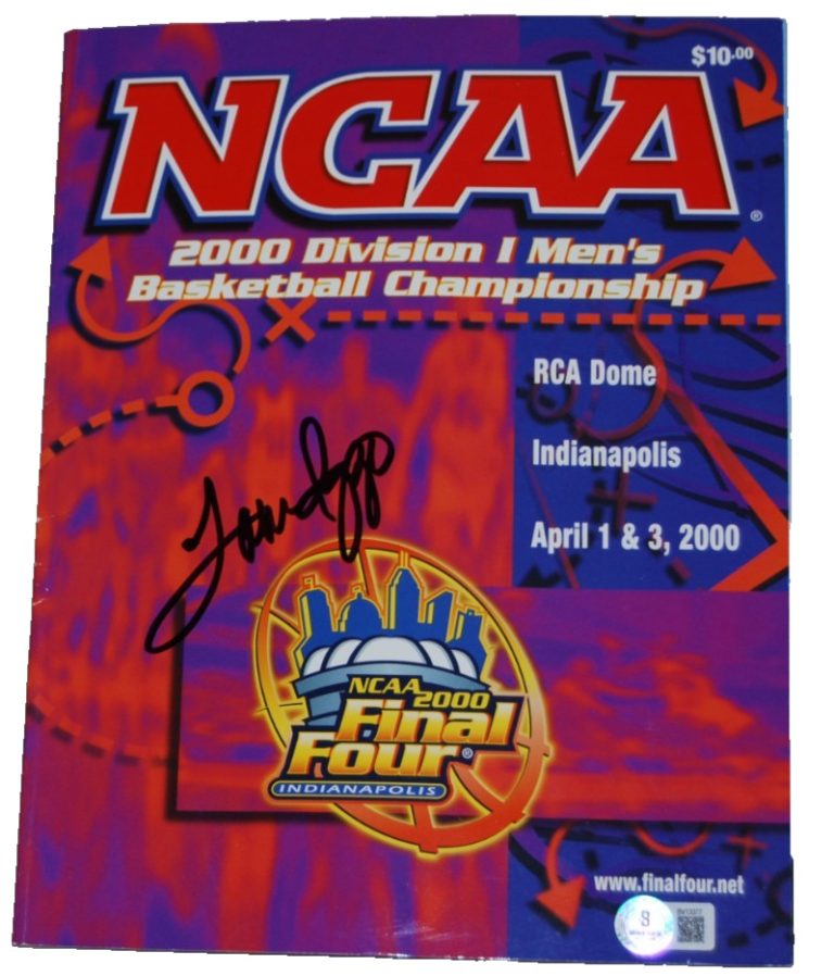 TOM IZZO SIGNED (MICHIGAN STATE) FINAL FOUR PROGRAM 2000 BECKETT BAS BV13377 COLLECTIBLE MEMORABILIA