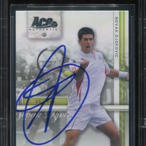 NOVAK DJOKOVIC signed autographed 2007 ACE ROOKIE CARD RC BECKETT (BAS)