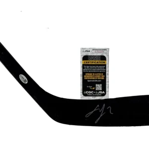 Jackson LaCombe Signed Anaheim Ducks Stick Blade JSA COA