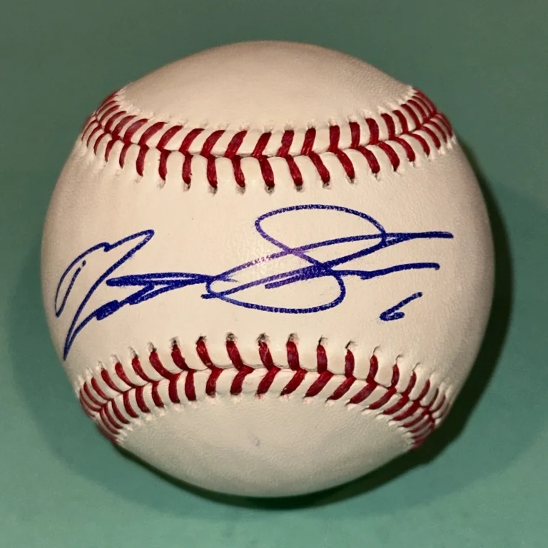 MATT SHAW (Chicago CUBS) Signed Official MLB Baseball Beckett (BAS)